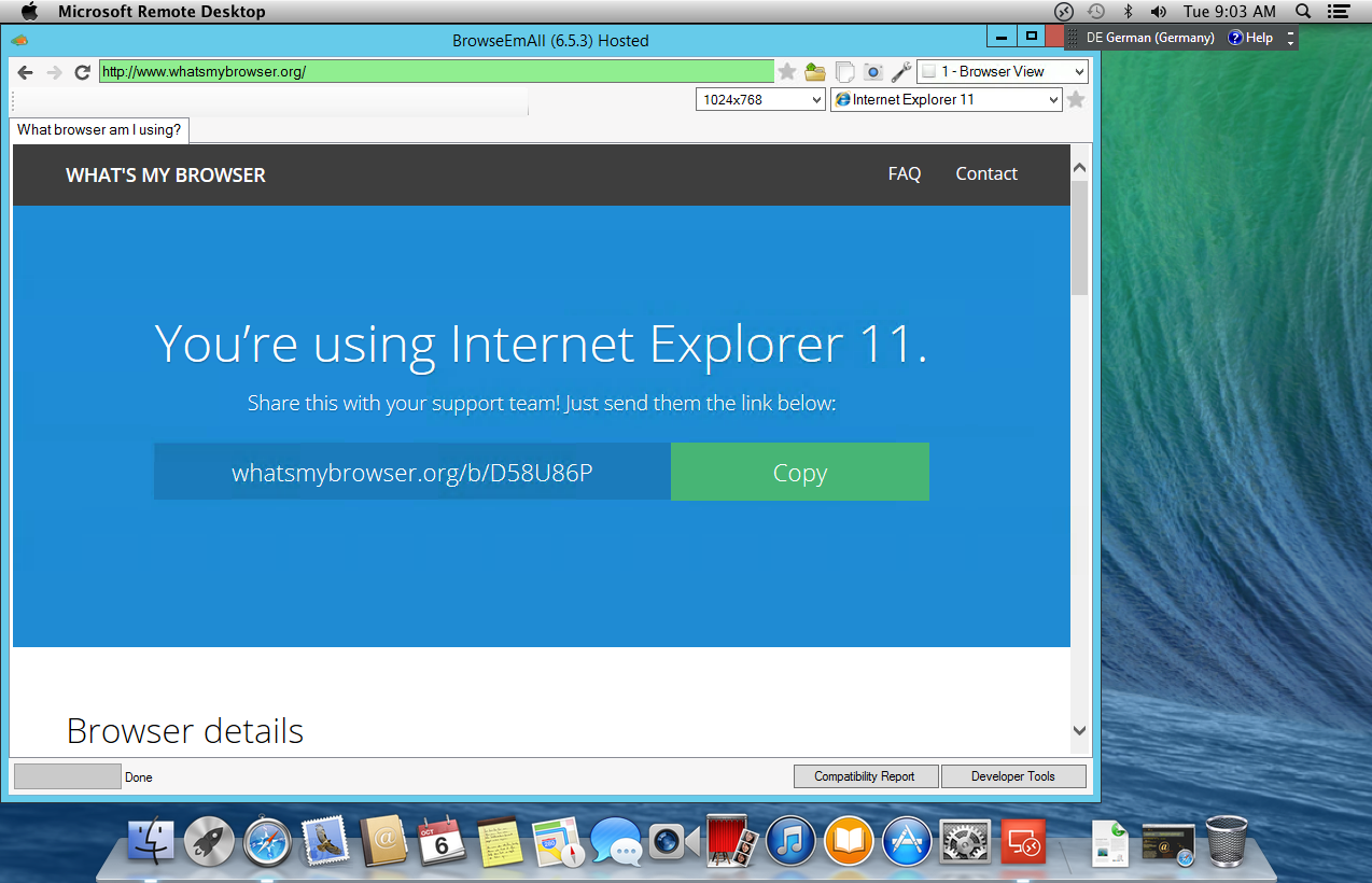 how do i access internet explorer on a mac